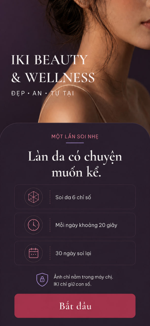 Màn chào gốc IKI Beauty