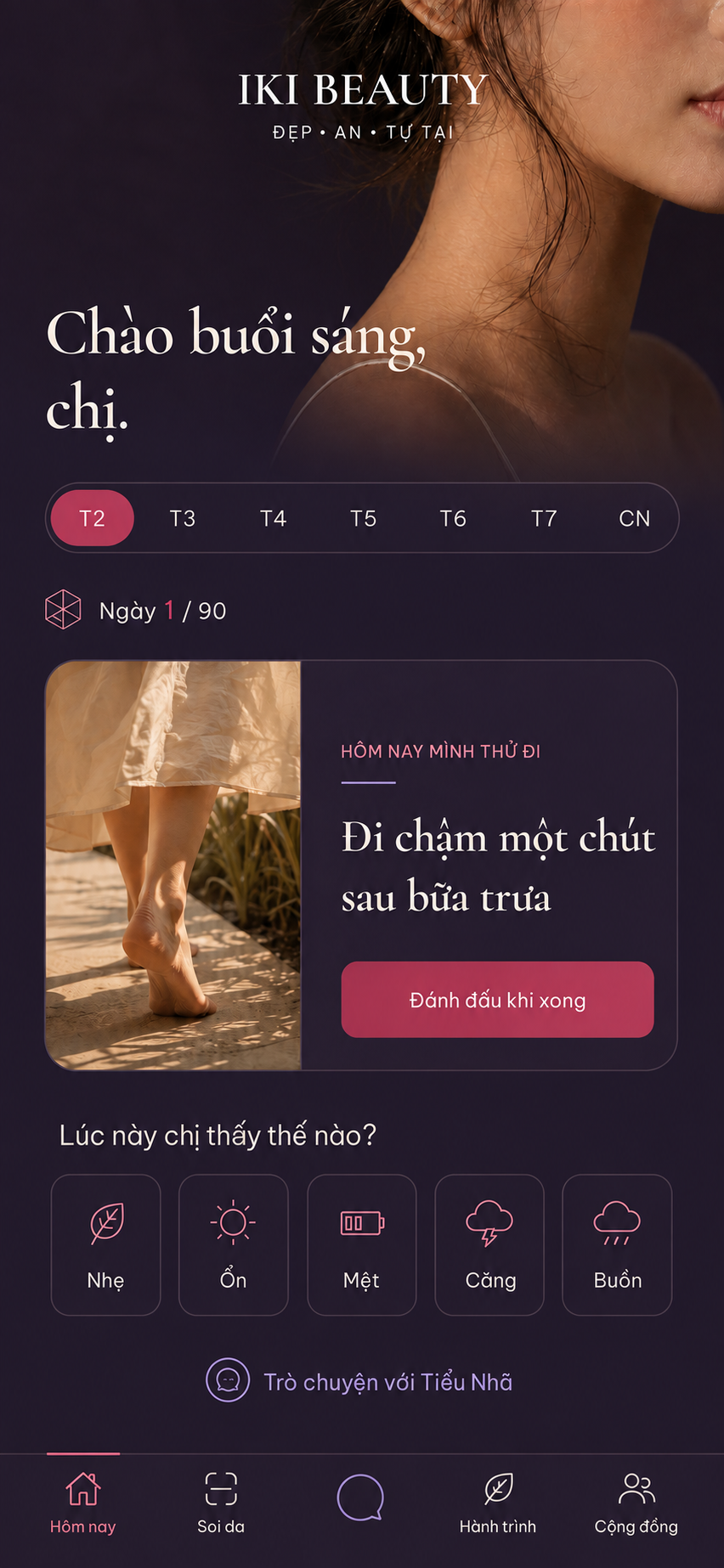 Màn Hôm nay gốc IKI Beauty