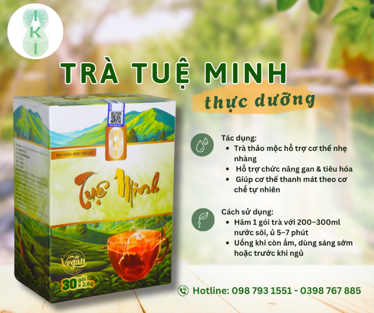 Trà thảo dược Tuệ Minh — IKI Healing